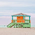 Orange & Green #1 Lifeguard Tower Miami Beach